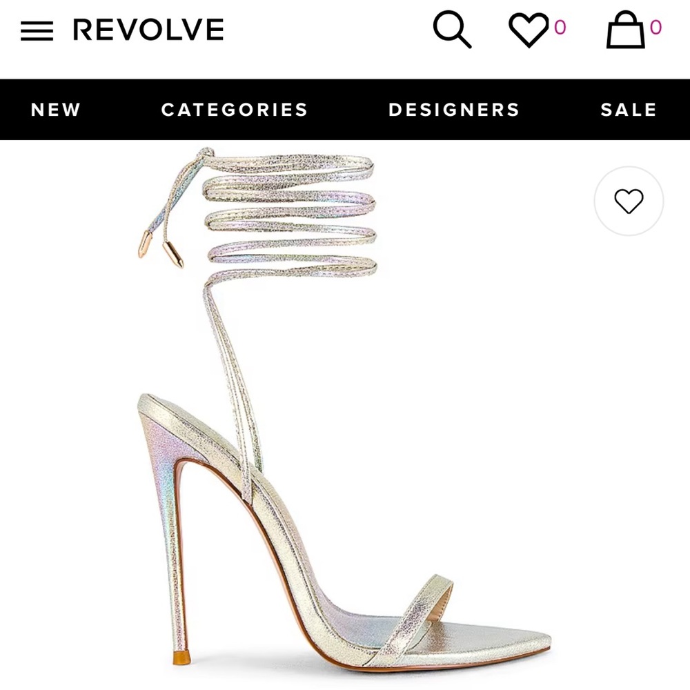 FEMME LA The London Lace-up Sandal in Mermaid